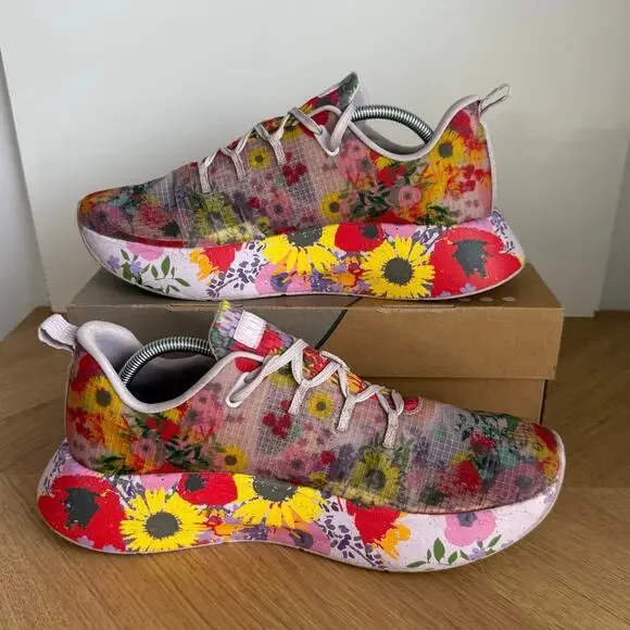 NOBULL Translucent Floral Men Running Sneakers - M 11- W 12.5 - Picture 11 of 13